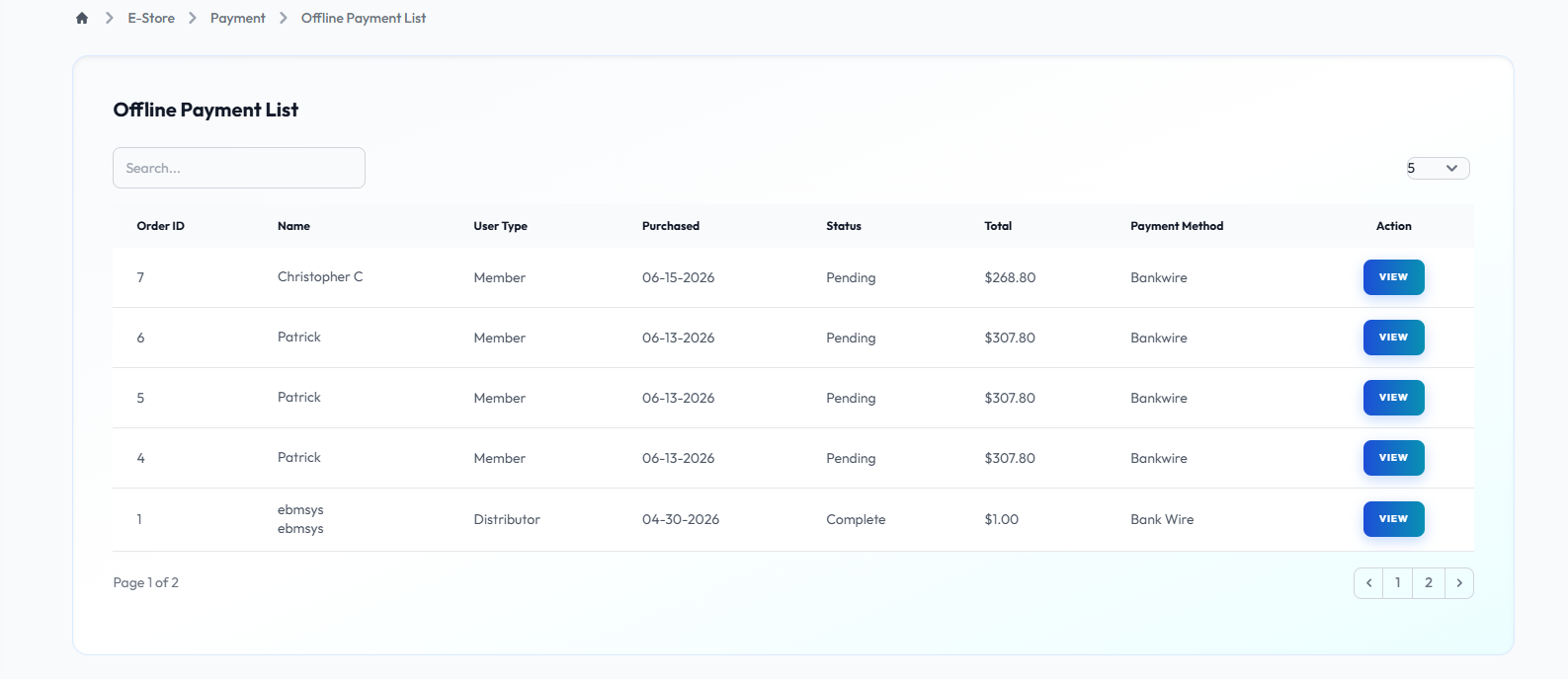 Offline Payment